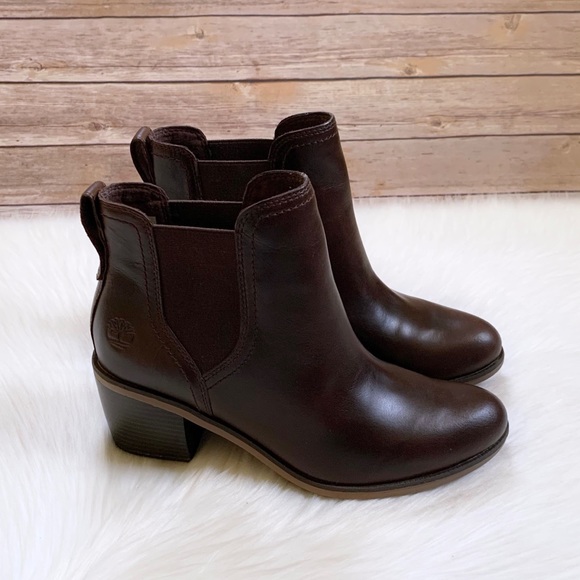 Timberland Brown Leather Brynlee Park Chelsea Boot - Picture 1 of 7